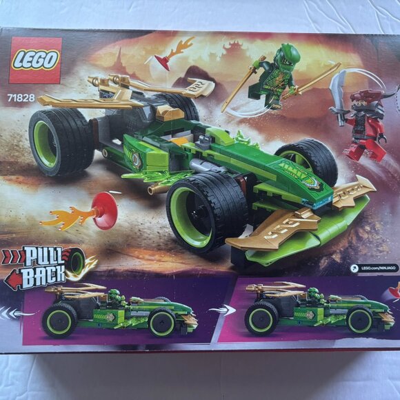 NEW LEGO NINJAGO Lloyd's Pull-Back Race Car Building Toy for Pretend Play Set - Picture 7 of 10